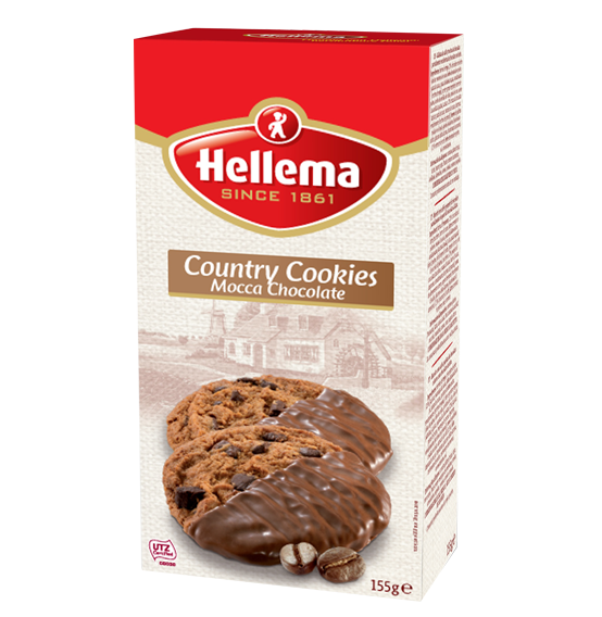 Country Cookies Mocca Chocolate 155g. 